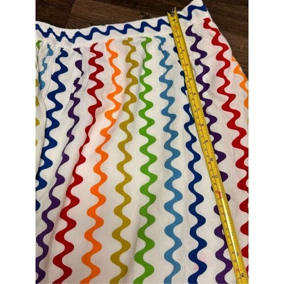 ModCloth rainbow art teacher midi skirt‎ NWOT Size 4X - Picture 10 of 13